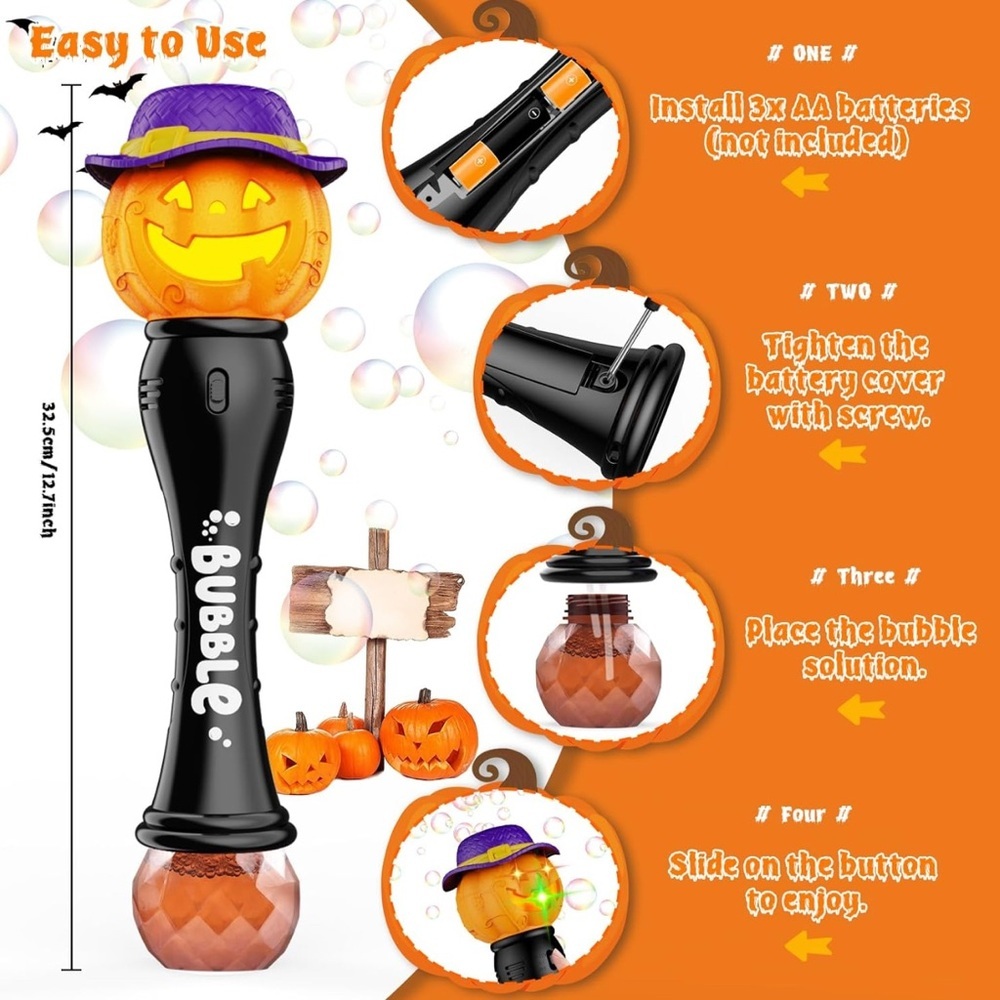 • Halloween Bubble Wand • - Picture 7 of 7